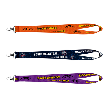 Personalized Basketball Whistle Lanyard (Set of 3)