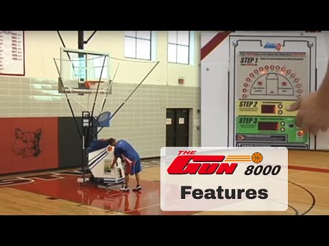 Custom Basketball Shooting Machine The Gun 8K