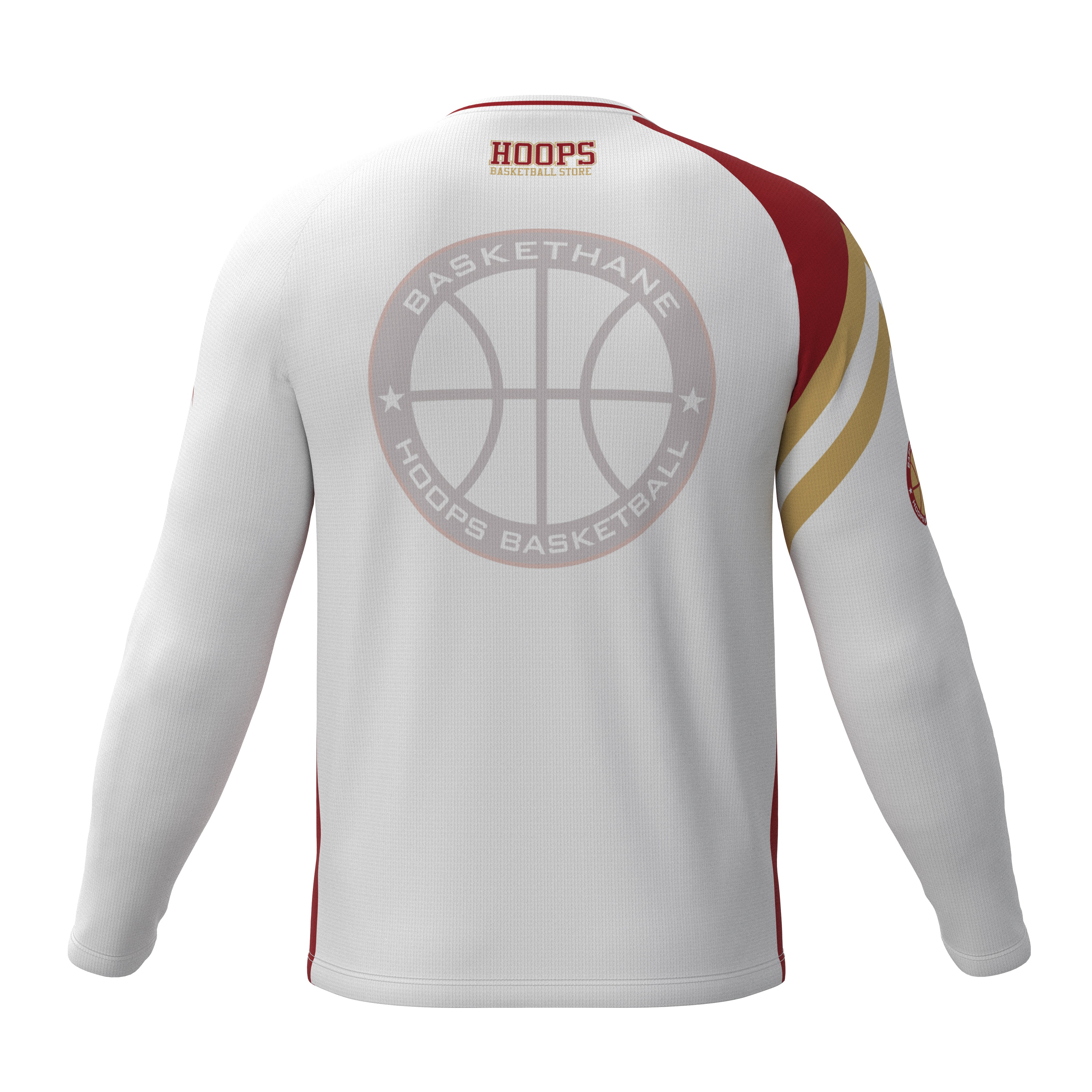 Custom Digital Print Basketball Warm-Up Shirt - 1010