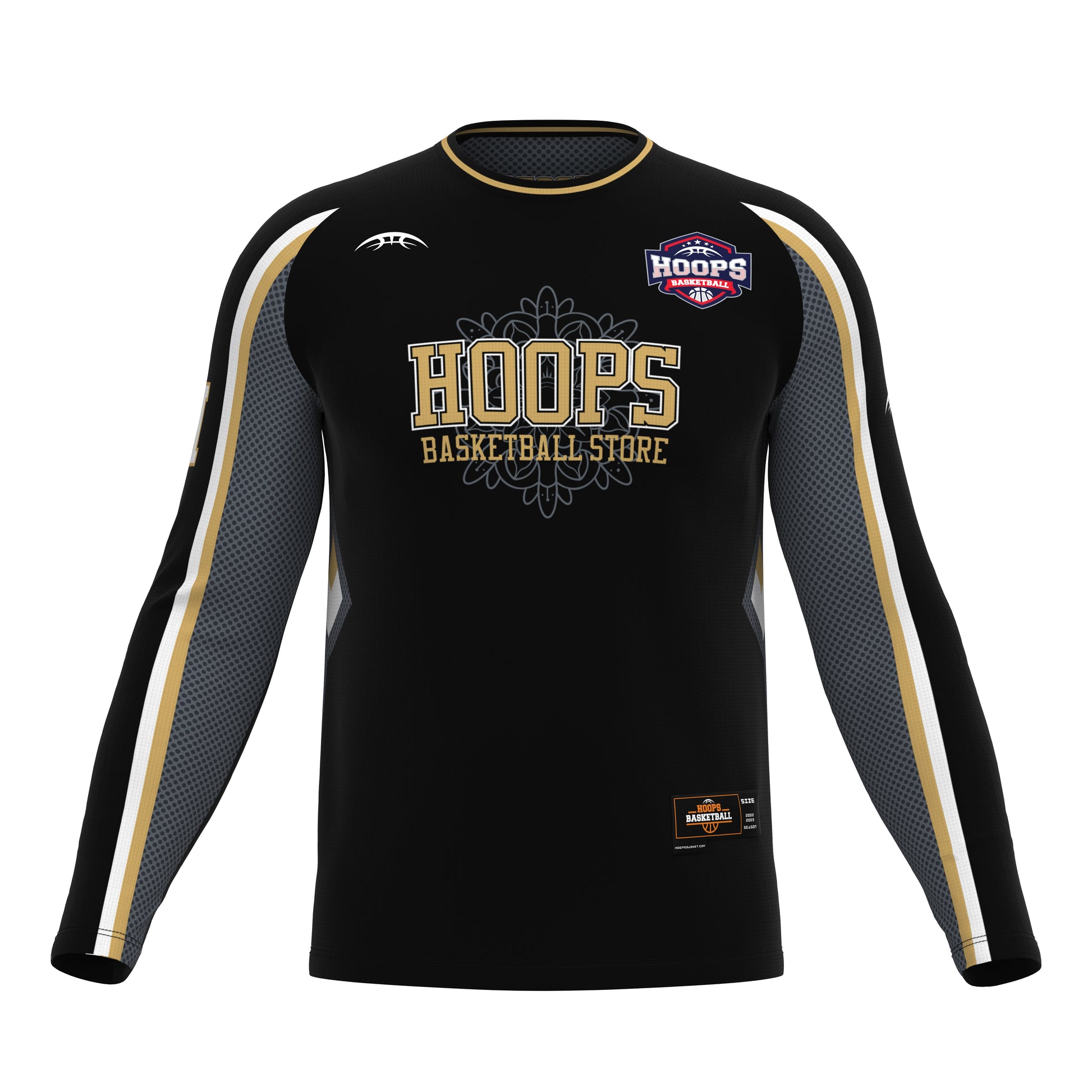 Custom Digital Print Basketball Warm-Up Shirt - 1018 XL